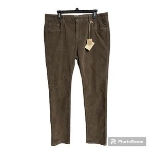 Faherty Men’s Stretch Corduroy 5 Pocket Pants Rugged Brown 42 Straight